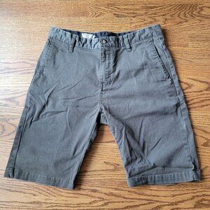 Volcom Men’s Chino Shorts Size 31 Gray Grey